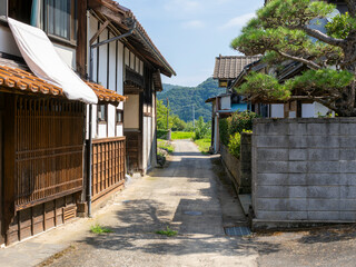 鳥取県八頭郡八頭町の町並み © しょこまろん