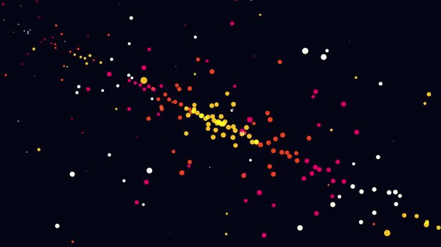 Cinematic 4K animation of a massive quantum supernova explosion featuring radiant stardust clouds and intense energy shockwaves with glowing particles expanding through deep space cosmos.