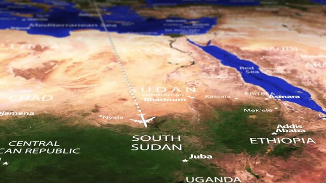 Flight From Stockholm SWEDEN toLilongwe MALAWI with flag pins
