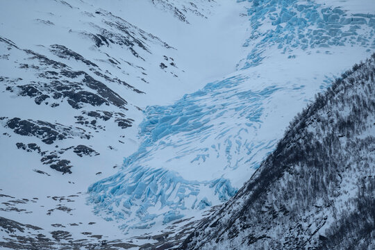 Engabreen  Svartisen Glacier, Salten, Nordland, Norway
