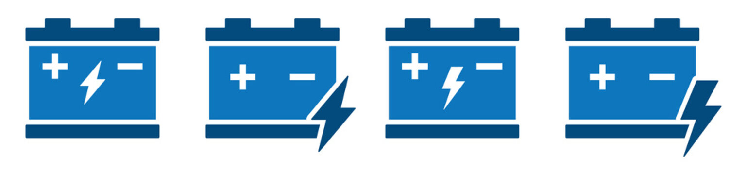 Accu battery icon illustration