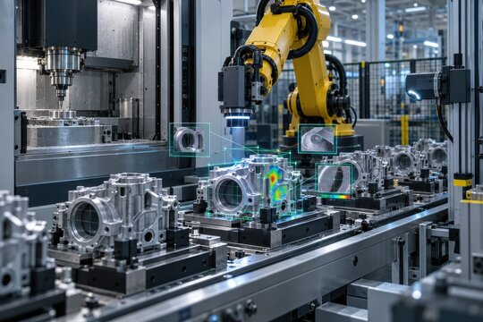 AI Quality Inspection of Precision Automotive Components on Robotic Production Line