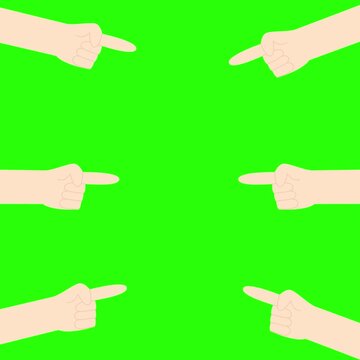 Cartoon Hand Gesture Animation