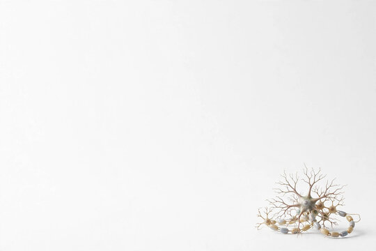 Abstract Neural Network Concept: A stylized representation of a neural network, resembling a tree with branching pathways and connecting nodes.