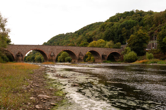 Niedrigwasser, Drususbr&uuml;cke, Bingen (Herbst 2026)