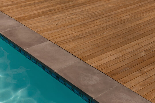 Swimming pool on a sunny day