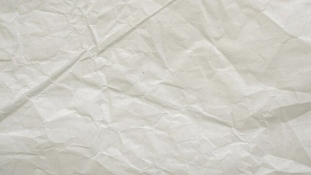 Abstract white crumpled and creased recycle paper texture background
