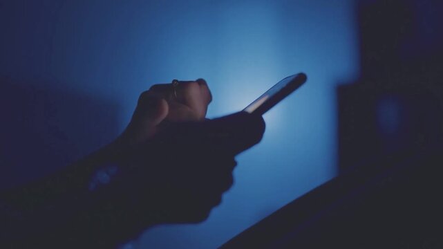 Adjusting Smart Lighting with a Mobile Phone App in a Modern Home