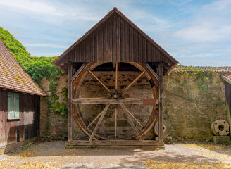Water mill wheel Dinkelsbuehl © PRILL Mediendesign