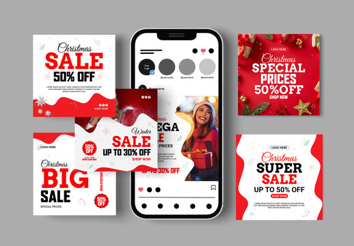Christmas Social Media Post Template