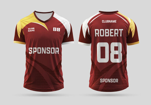 Sports Jersey Design Template