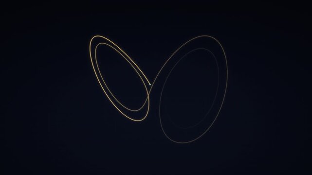 Lorenz attractor butterfly effect chaotic trajectories on navy grid