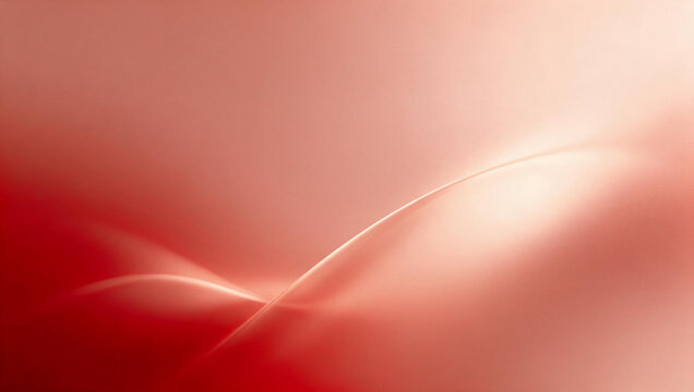 Abstract Red and Coral Gradient Waves Background