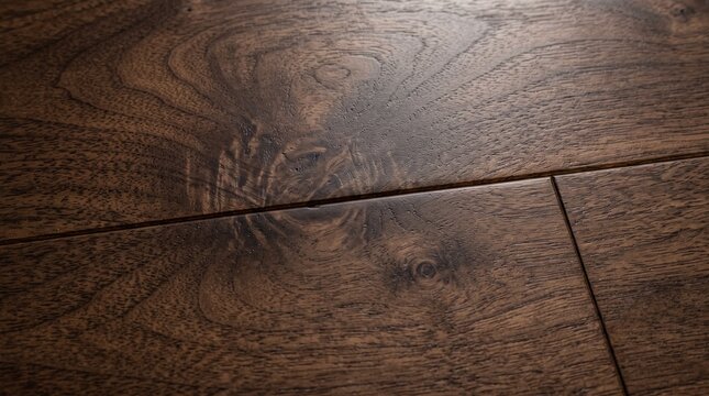 Dark brown cumaru hardwood decking board texture flat top down view floor background