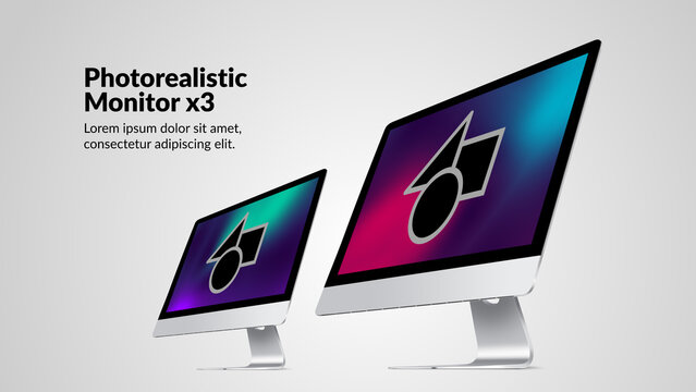 Creative Devices Desktop 08 &ndash; Stylish Desktop Computer Mockups, Creative Screen Displays and Animated Device Presentations for Website Showcases, App Promos and Digital Branding