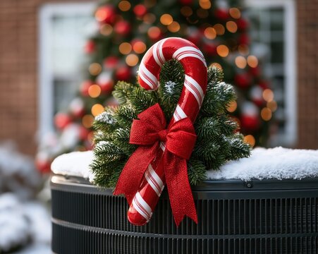 Christmas decor candy cane