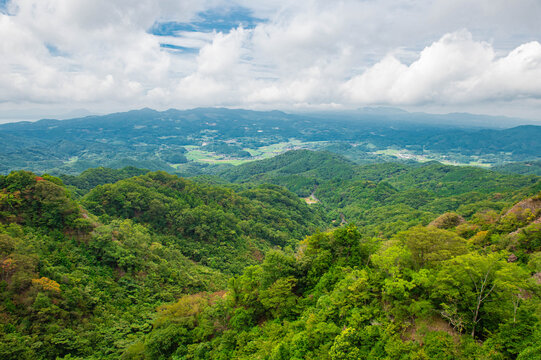 田原山（鋸山）の周遊コースからの眺望
