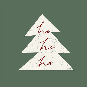 Vintage Christmas Ornaments. Silhouette Hand Drawn Vector Set