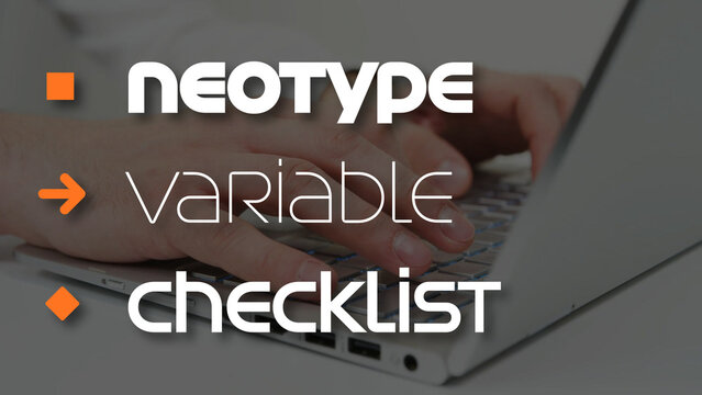 Neotype Variable Checklist