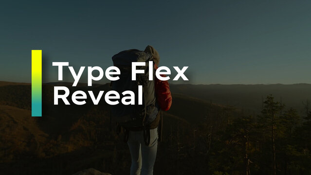 Type Flex Reveal with Stretch & Bounce