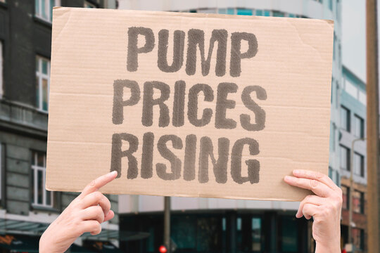 "Pump prices rising" Drivers pay more after production cut. PUMP. PRICES. DRIVERS. FUEL. OPEC.
