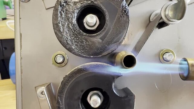 Bullet case getting annealed 