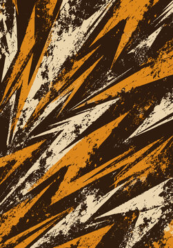 Brown and cream grunge slash pattern, vintage tones