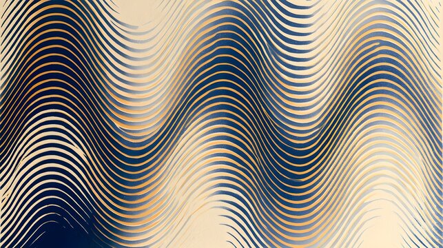 Interference pattern of thin gold