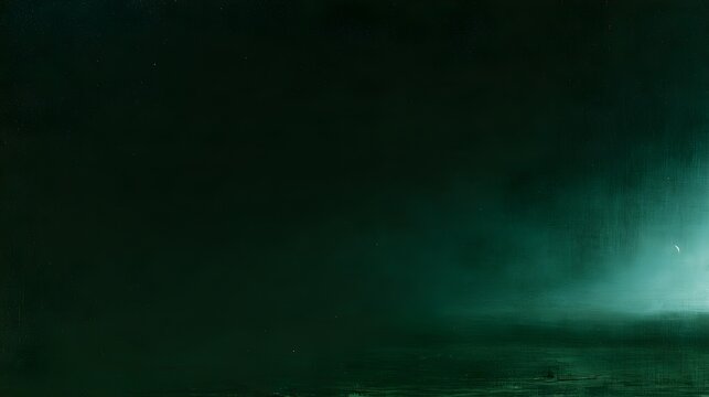 Dark green pigment fading into black
