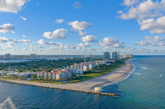 aerial view of Palm Beach Shores Singer Island
