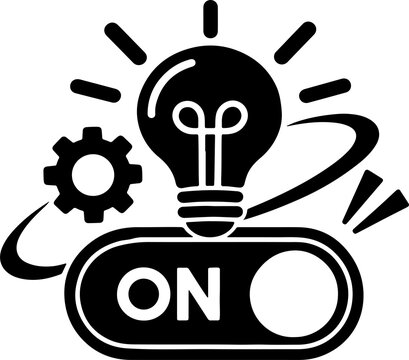 Toggle switches for light and dark mode settings featuring sun and moon icons on a clean modern digital interface design
