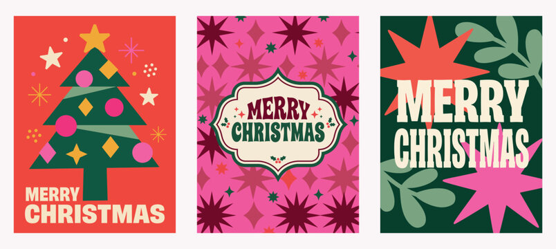 A delightful collection of vibrant and festive christmas card vectors showcasing classic holiday themes and cheerful designs for seasonal greetings and celebrations