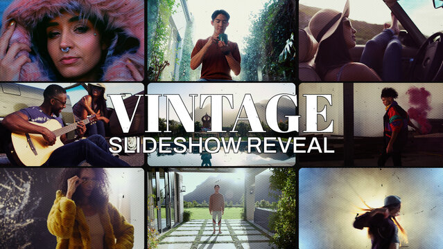 Minimal Retro Slideshow Reveal