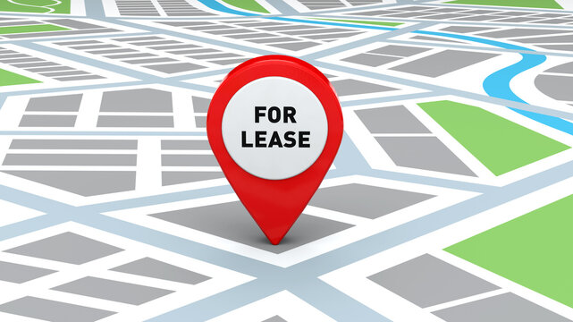 Red Pin map business for lease