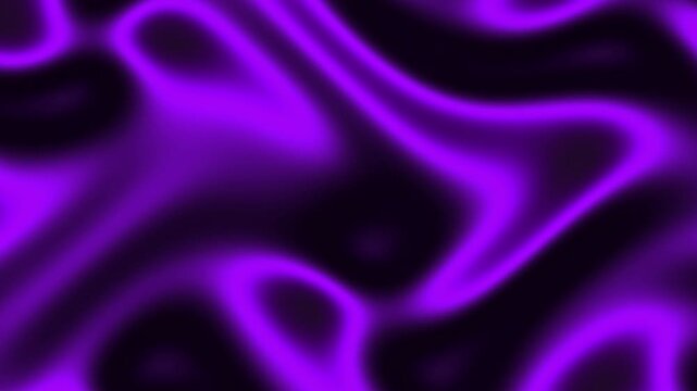 Vibrant purple abstract shapes forming a hypnotic looping background