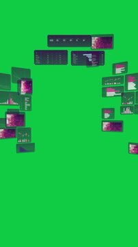 Vertical video: Tiles entering top or left sliding into columns, bridge forming gap on transparent b
