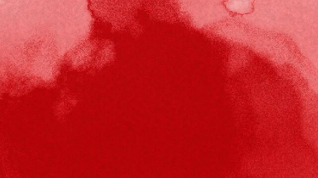 Nahtlose Schleife: Flie&szlig;ende Aquarellfarben-Textur in Scharlachrot