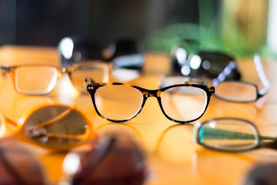 Eyeglasses on Table