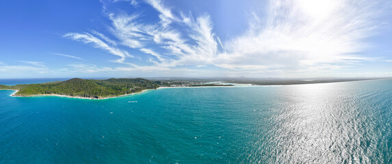 Panorama Photo of the Noosa Heads in Queensland Australia © Beautiful World