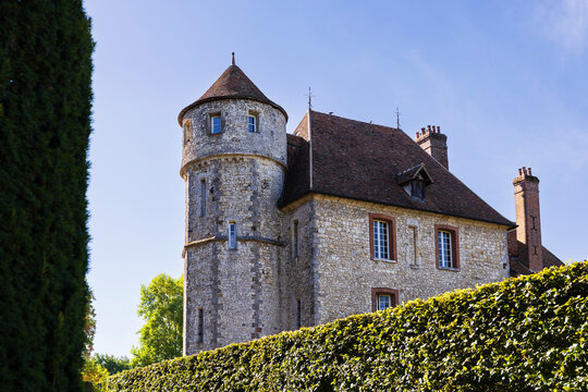 Vascoeuil, France  23 September 2026: Vascoeuil Castle in Normandy, set within its grounds