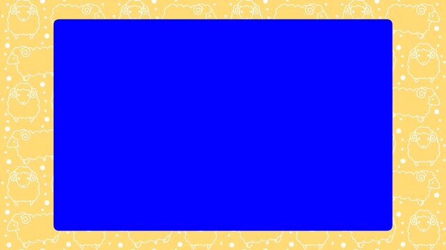 Sheep Pattern Animation Frame