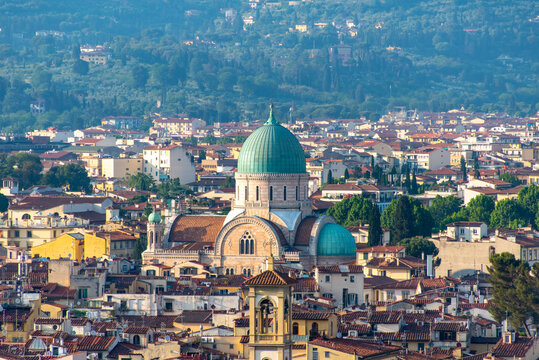 Great Synagogue of Florence in Italy