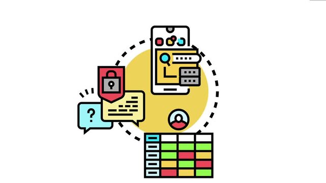 Cybersecurity system performing proactive vulnerability scanning for mobile applications, identifying security threats, protecting user data, and ensuring digital information safety