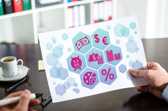 Money management concept on a paper