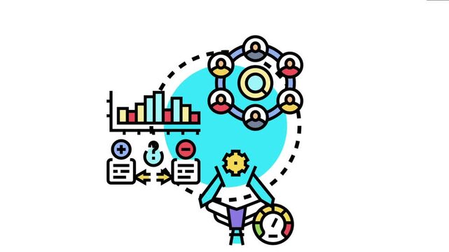Process variance analysis operational differences, team collaboration, data charts, and measurement indicators for business improvement and risk management