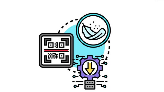 System implementing tracking faulty items, identifying quality control issues, and managing product recalls with a qr code scanner linking to data and download alerts