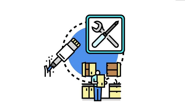 Product defect recall announcements highlighting issues with items, demonstrating quality control importance while showing a person handling packages for inspection and resolution