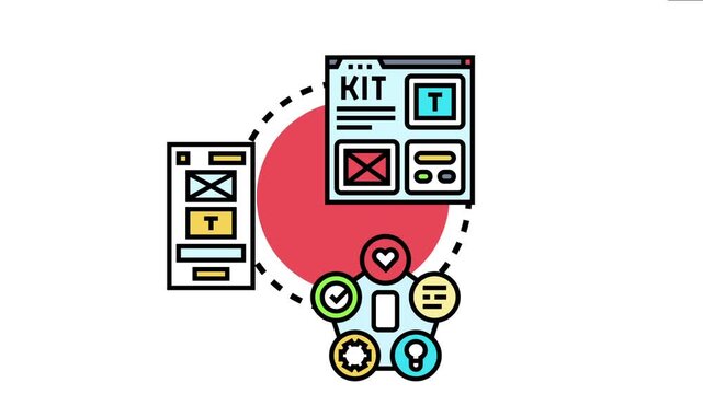 Product designer developing interface for web page and mobile applications, creating a user centric experience for digital solutions
