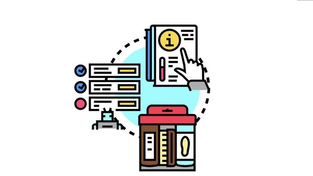 Product guides depicts a hand interacting with a manual containing information. Highlighting concepts of user instructions. Technical documentation. Assembly steps
