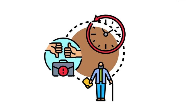 Product retirement concept the end of a product's lifecycle, involving business decisions, evaluation of success or failure, and the transition phase for a discontinued item